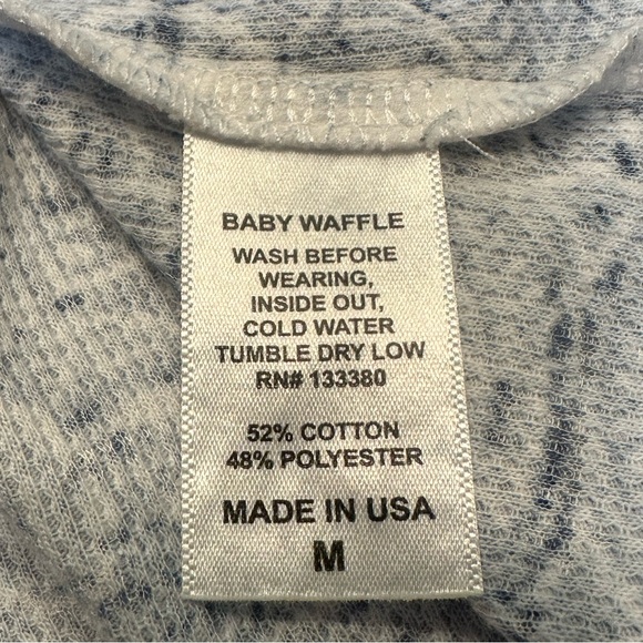 Sundance Whimsy Rose Baby Waffle Embroidery Inspired Long Sleeve Tee Shirt - Picture 7 of 9